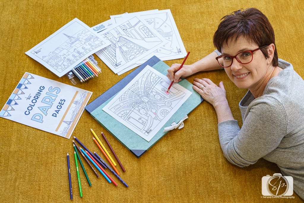 Free paris coloring pages
