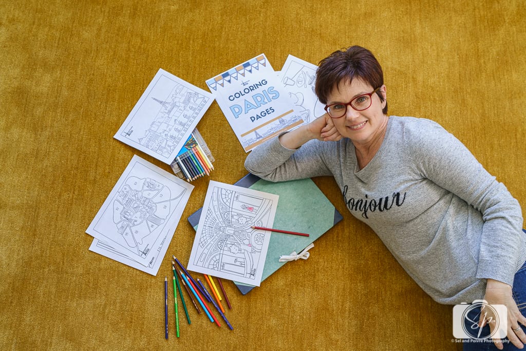Free paris coloring pages