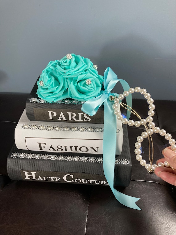 Decorative book box centerpiece paris theme centerpiece th birthday centerpiece sweet centerpiece bridal shower centerpiece paris