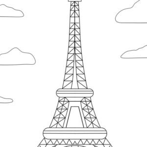 Paris coloring pages printable for free download