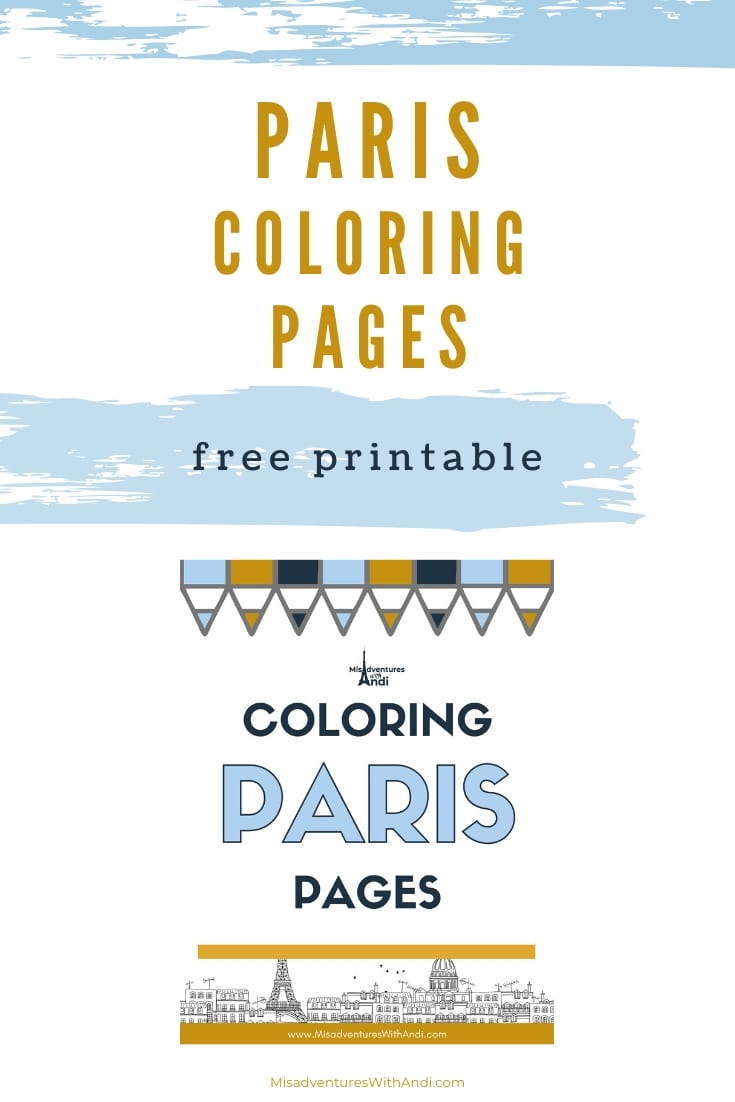 Free paris coloring pages
