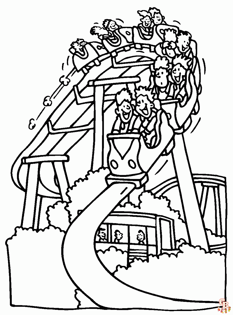 Enjoy the outdoors with fun park coloring pages