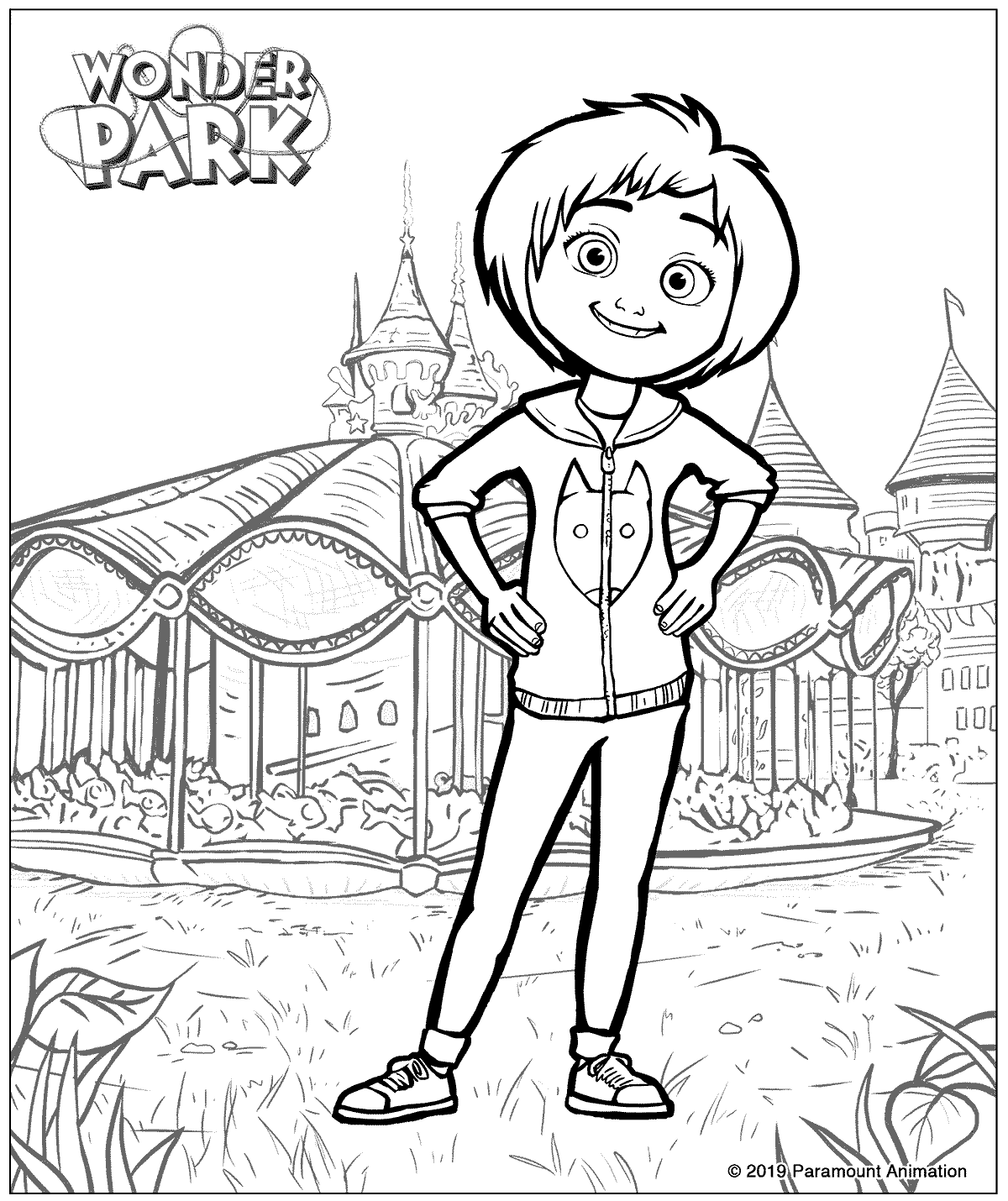 Wonder park coloring pages