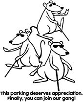 Bad parking coloring pages