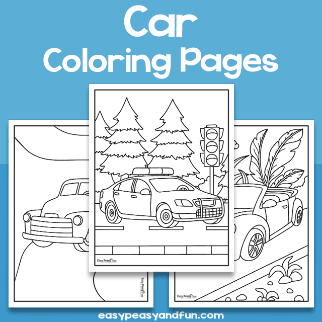 Car coloring pages