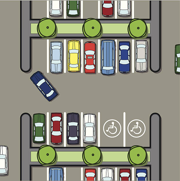 Car parking drawing stock illustrations royalty