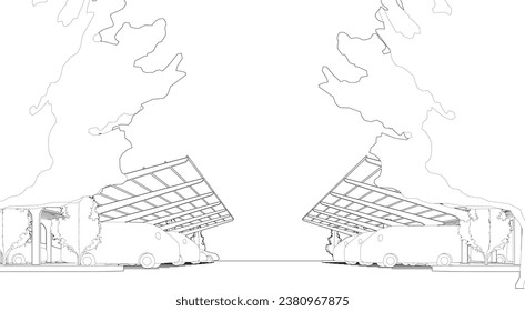 Parking lot drawing images stock photos d objects vectors
