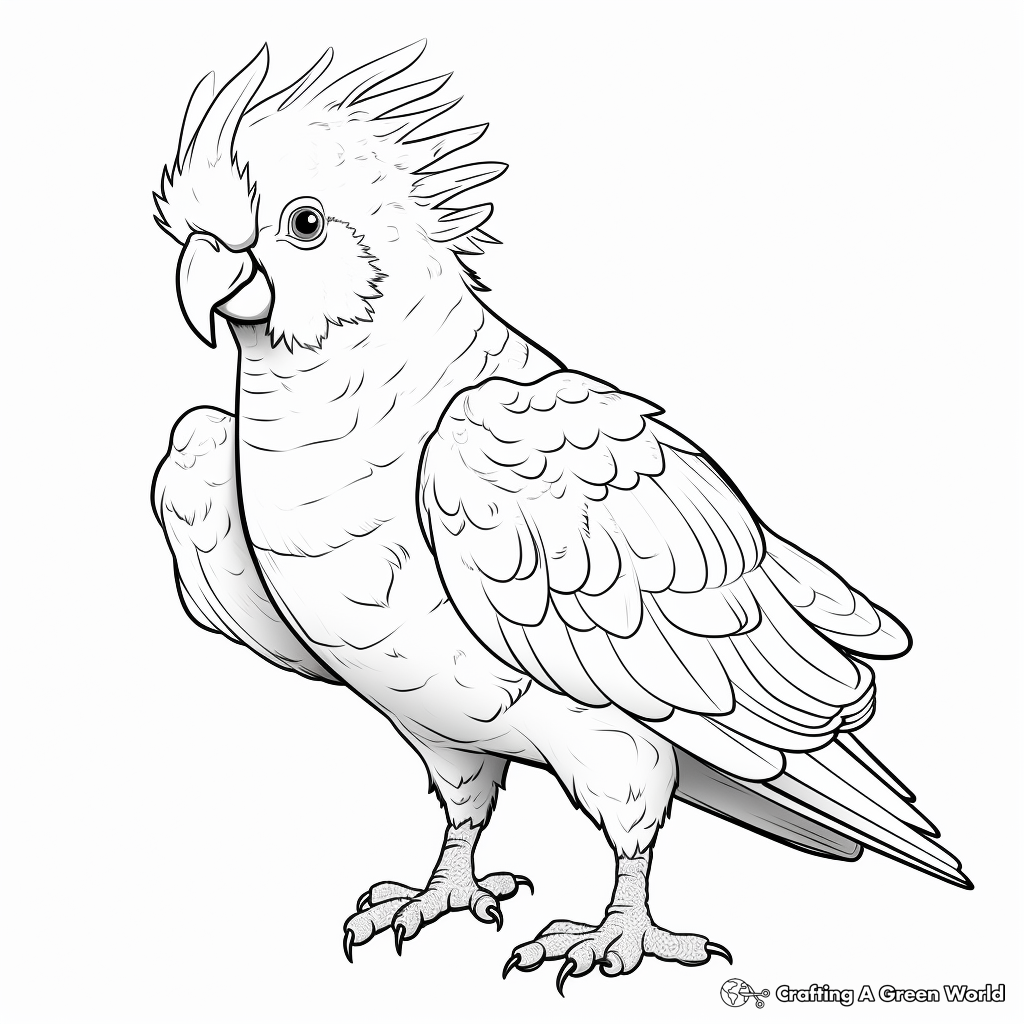 Parrot coloring pages