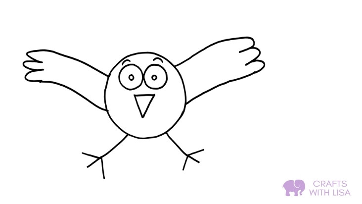 Bird coloring page