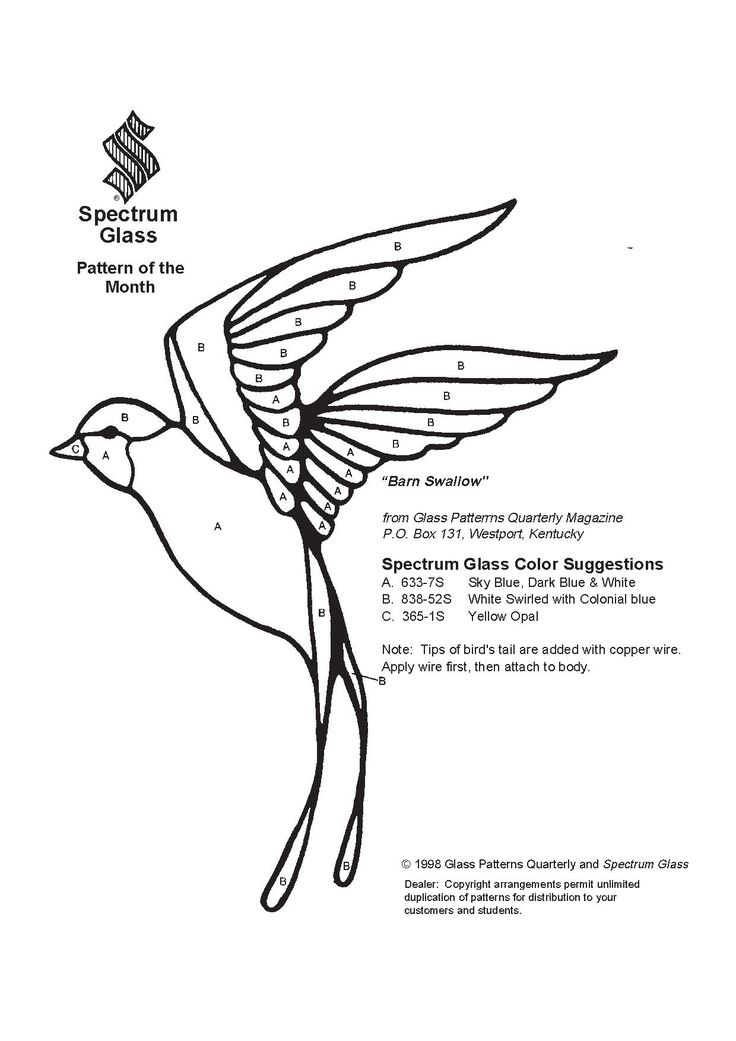 Discover the beauty of bird stained glass