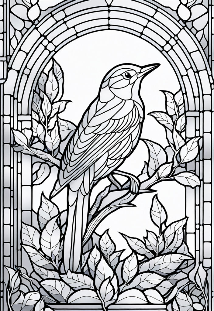 Intricate background every line in its place