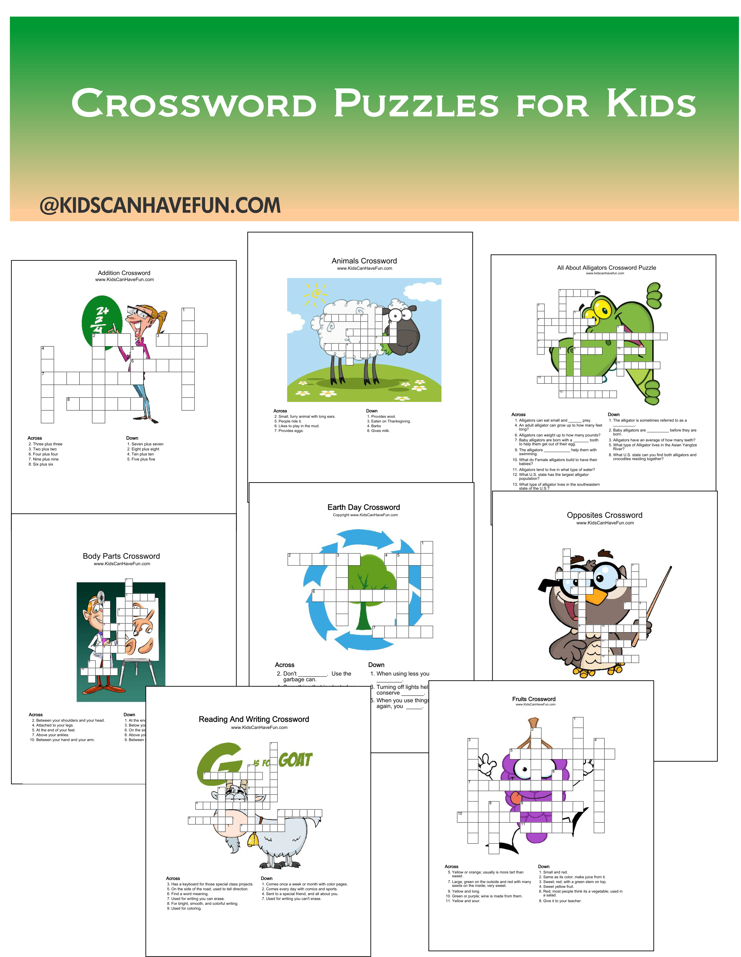 Crosswords for kids