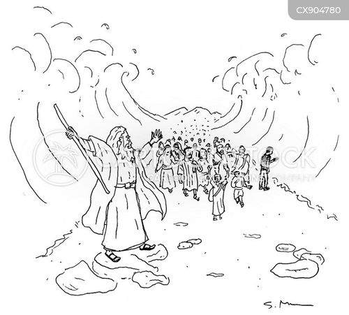 Parting the sea cartoons and ics