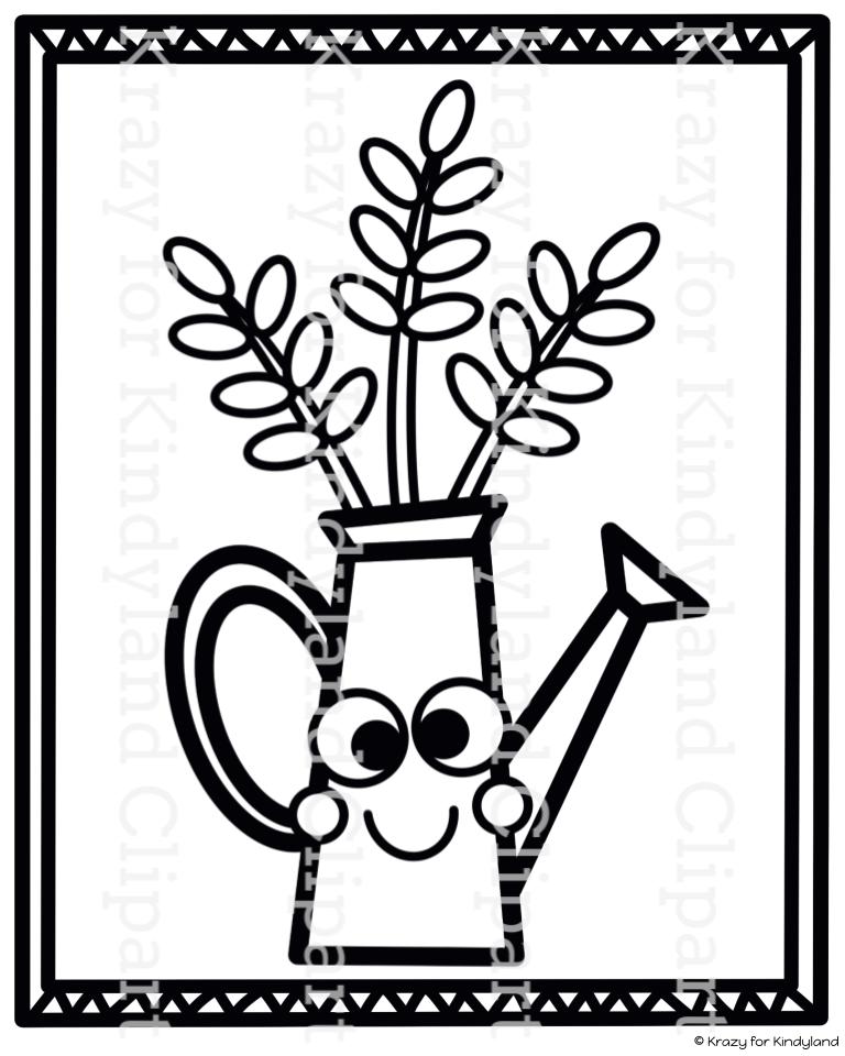 April coloring pages bundle fruit vegetable plant parts easter earth day life cycles