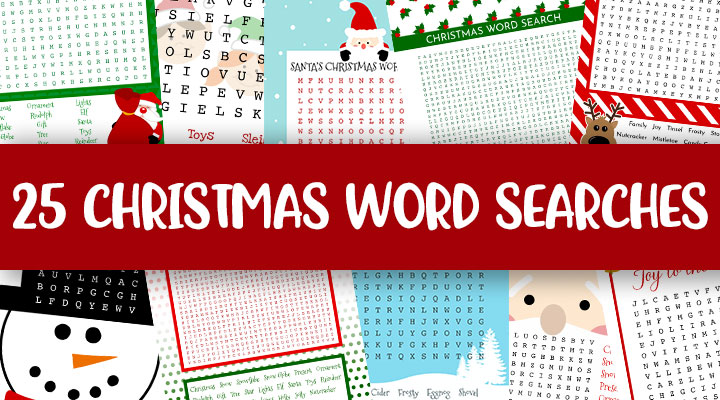 Christmas word searches