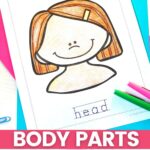 Body parts coloring pages