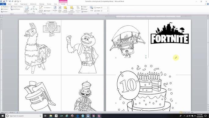 How to coloring book party favor cricut design space teplate