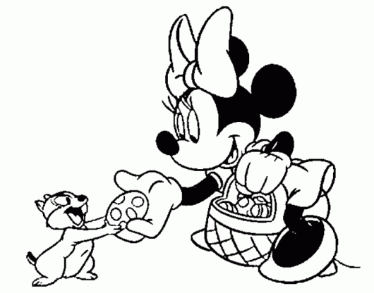 Free printable minnie mouse coloring pages for kids