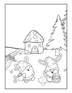 Free printable easter coloring pages sets