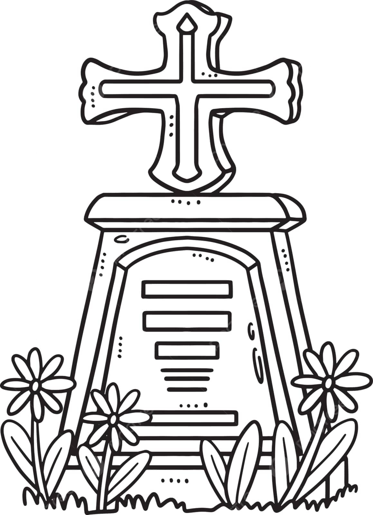Desenho de lãpide cerimãnia cemitãrio pãgina para colorir isolada flor vetor png desenho de flor desenho de lãpide desenho de anel imagem png e vetor para download gratuito