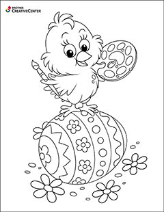 Free printable happy easter coloring creative center