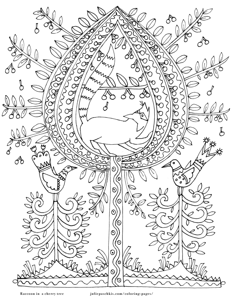 Coloring pages julie paschkis