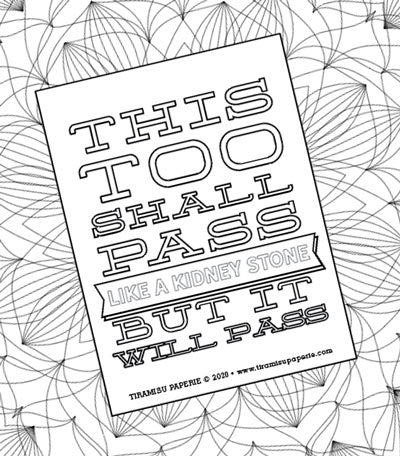 Coloring pages â tiramisu paperie
