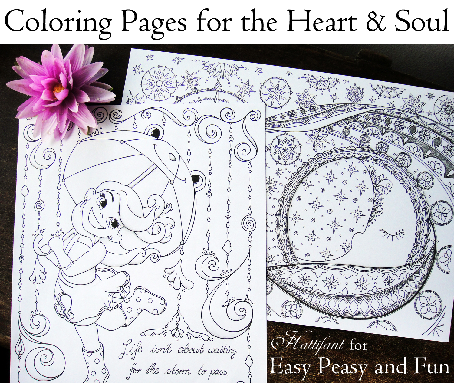 Coloring pages for the heart and soul