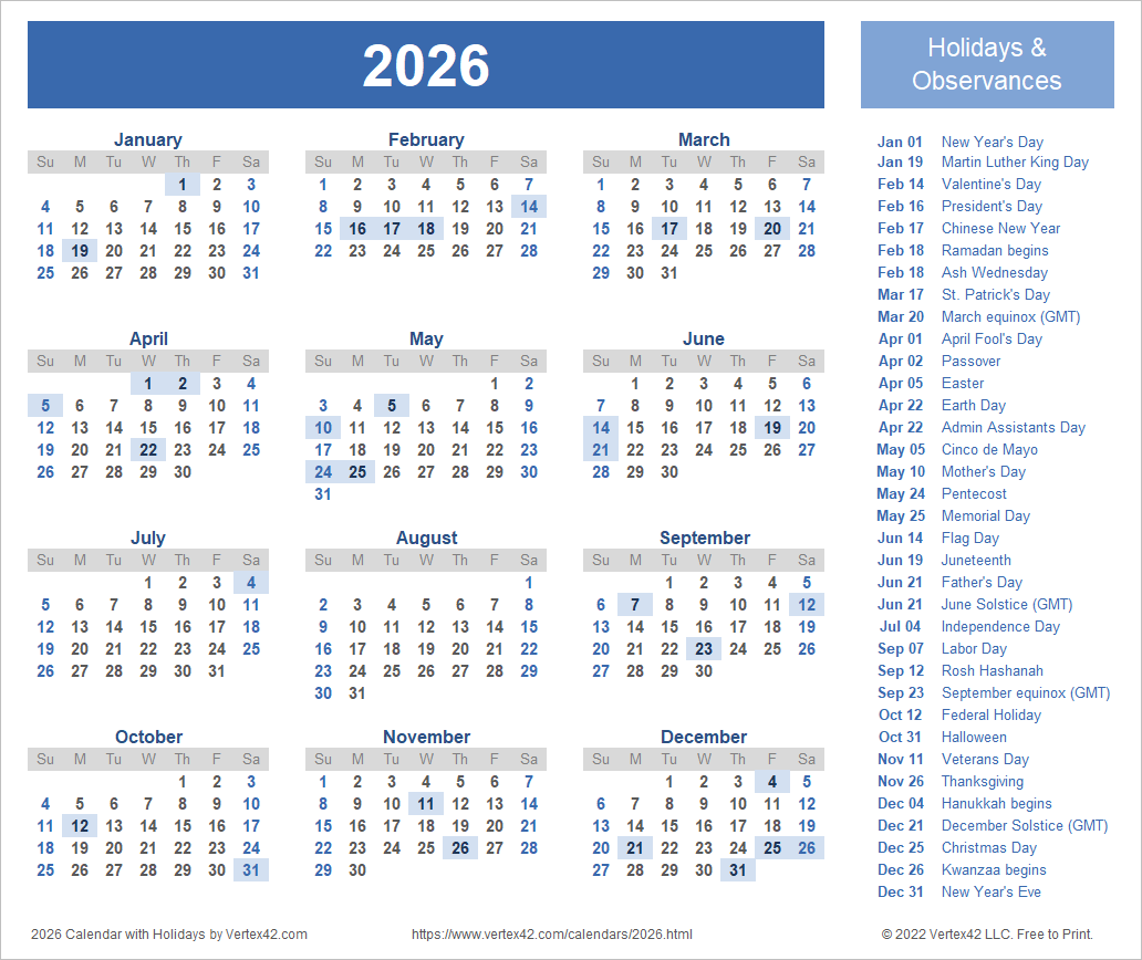 Calendar templates and images