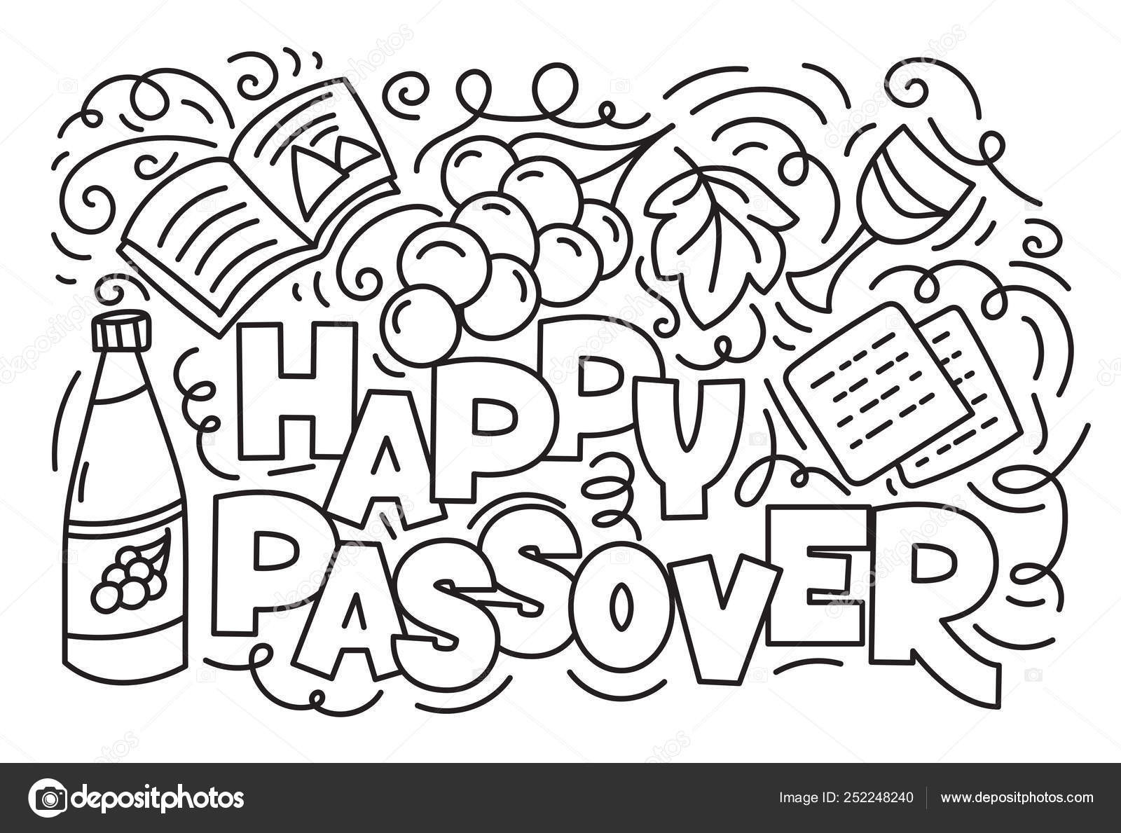 Jewish holiday pesach stock vector by elinorka