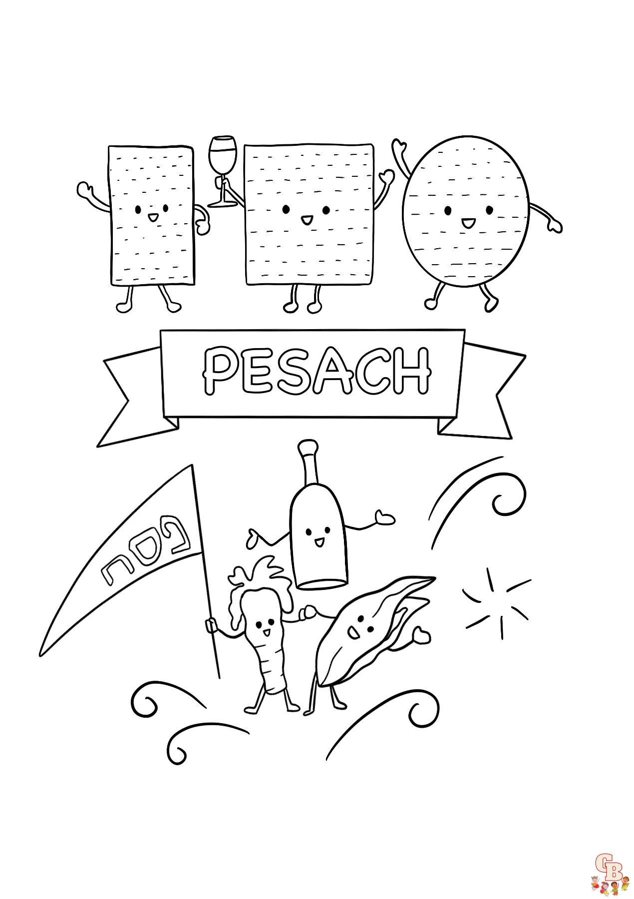 Free printable pesach coloring pages for kids
