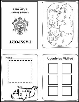 December freebie passports for kids passport template world thinking day