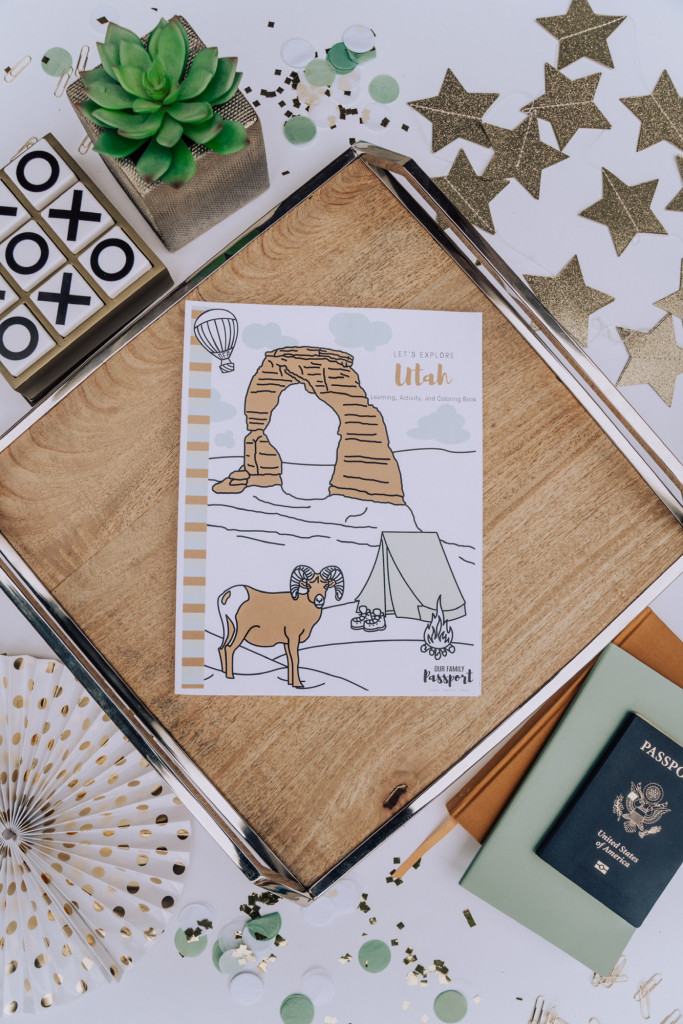 Utah activity and coloring book