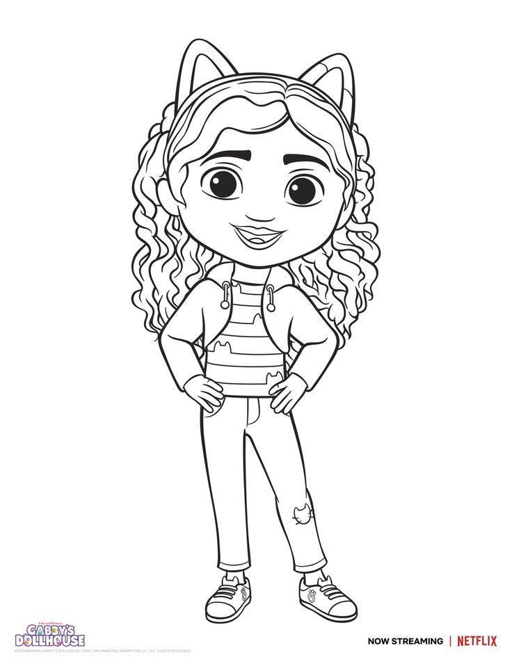Free gabbys dollhouse coloring pages coloring pages free printable coloring pages coloring pages for kids