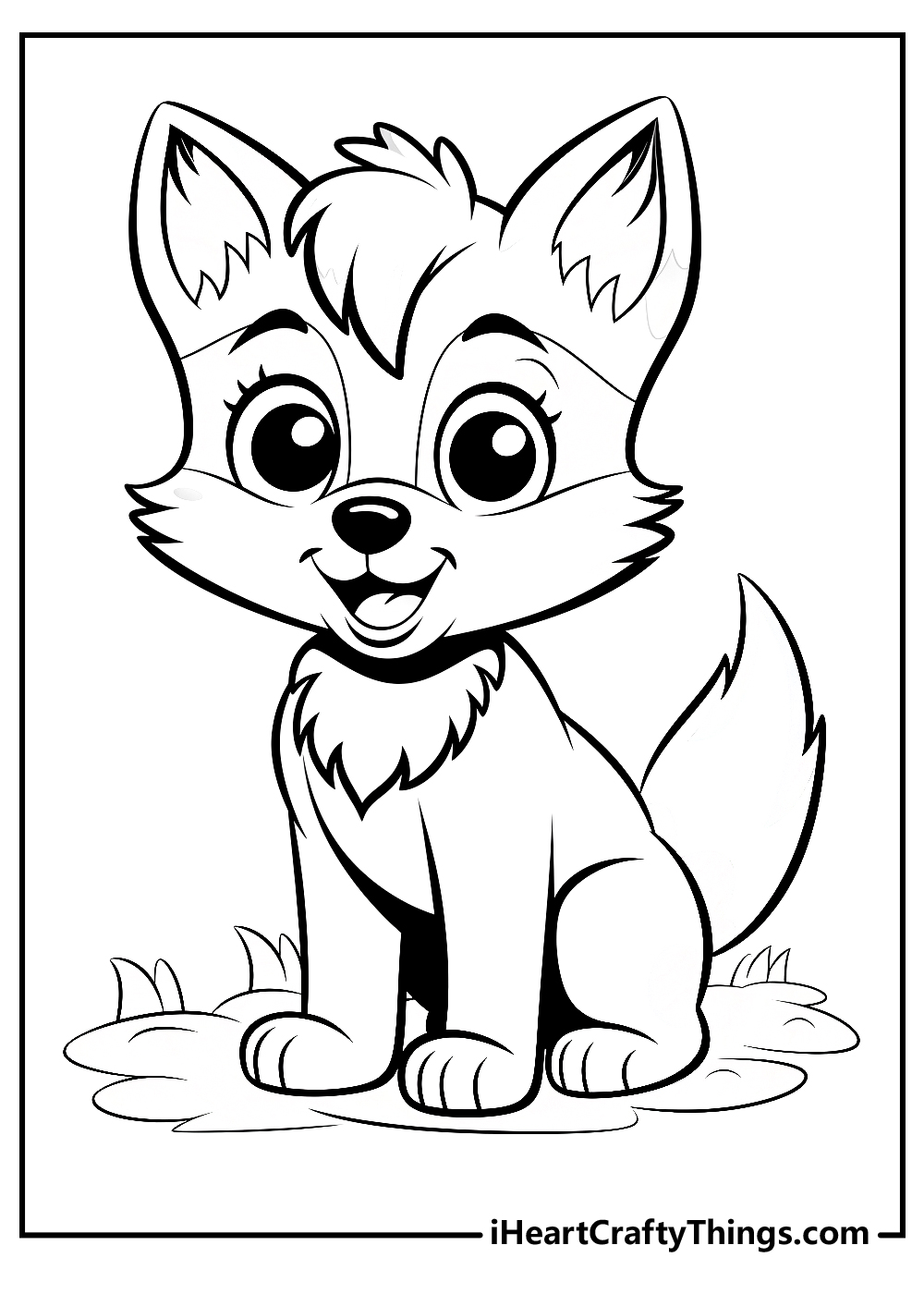 Puppy coloring pages free printables