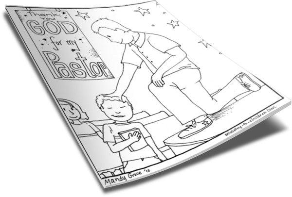 Pastor coloring page