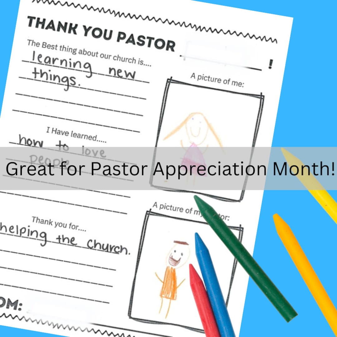 Pastor appreciation coloring page