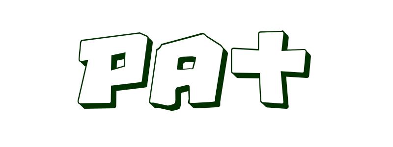 Coloring page first name pat