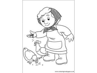 Postman pat colouring pages and kids colouring activities p