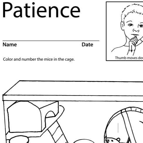Coloring sheet