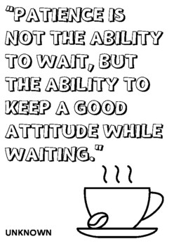 Inspirational quotes poster coloring pages