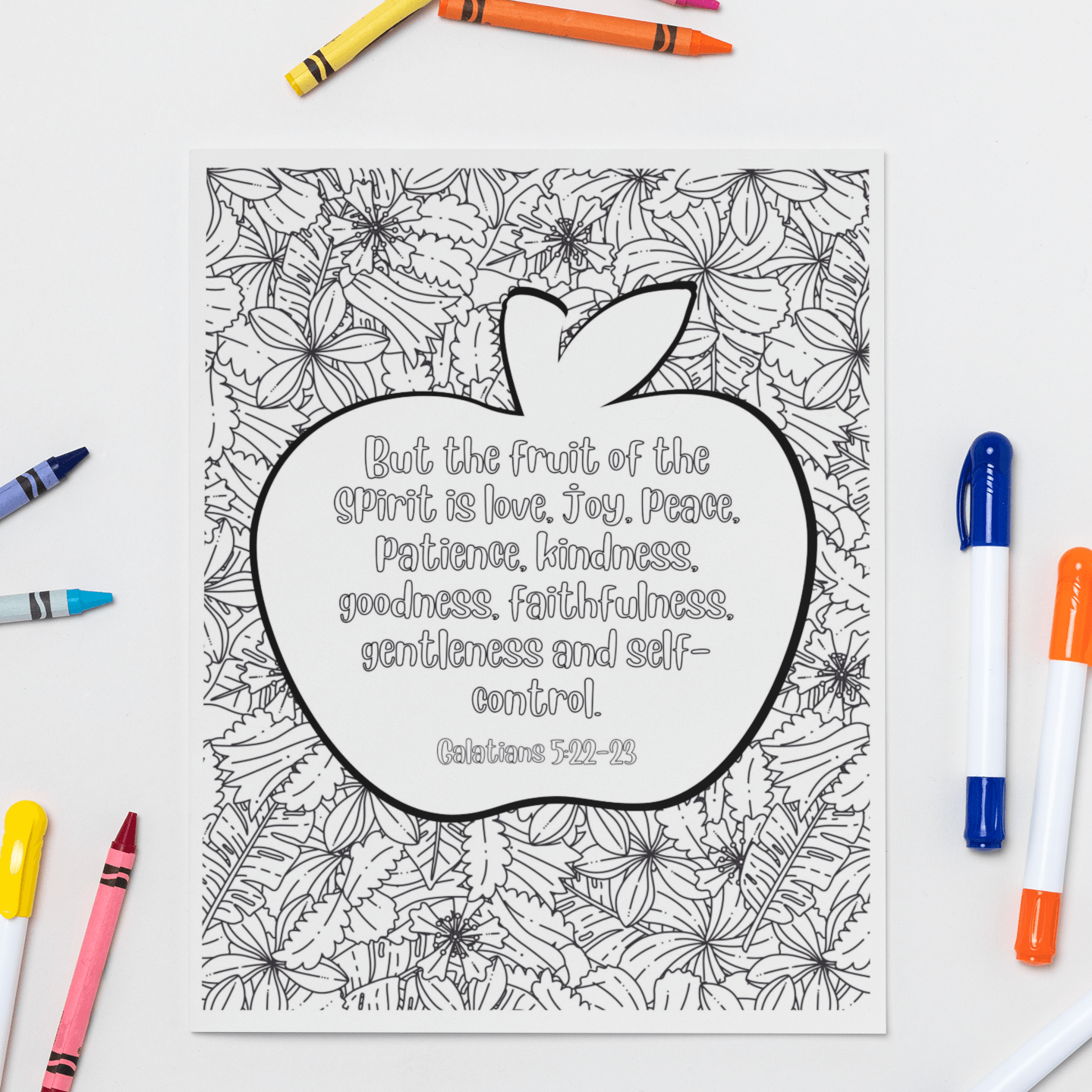 Spring coloring pages printed â blessed be boutique
