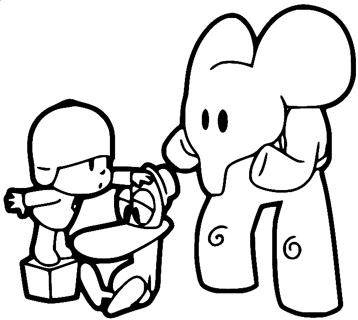 Pocoyo coloring pages printable for free download