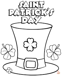 Saint patricks day dibujos para colorear para niãos