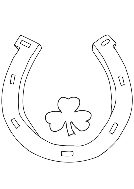 Dibujo para colorear dãa de san patricio