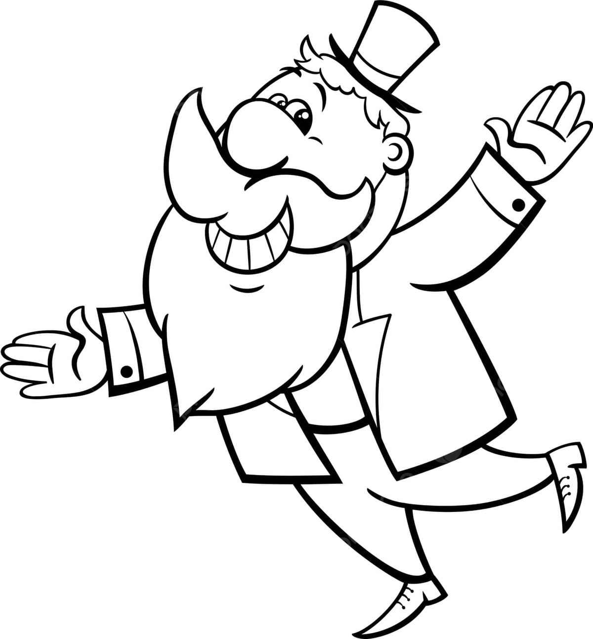 Pãgina para colorear con un duende de dibujos animados para el dãa de san patricio vector png smo cuento de hadas dia de san patricio png y vector para dcargar gratis