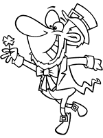 Dibujos para colorear para el dãa de san patricio