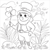 Dibujos de dãa de san patricio para colorear