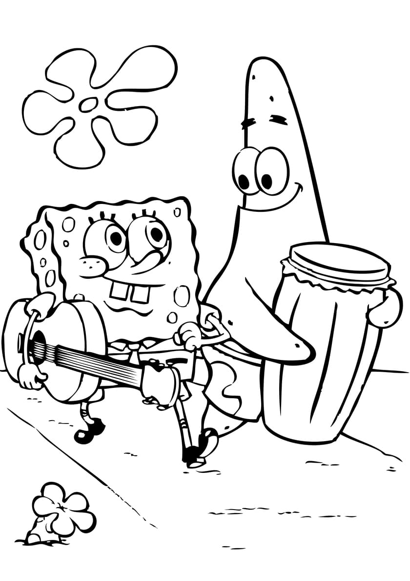 Patrick star coloring pages