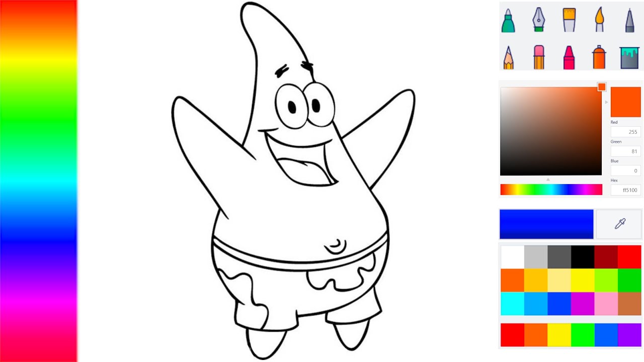 Painting coloring pages